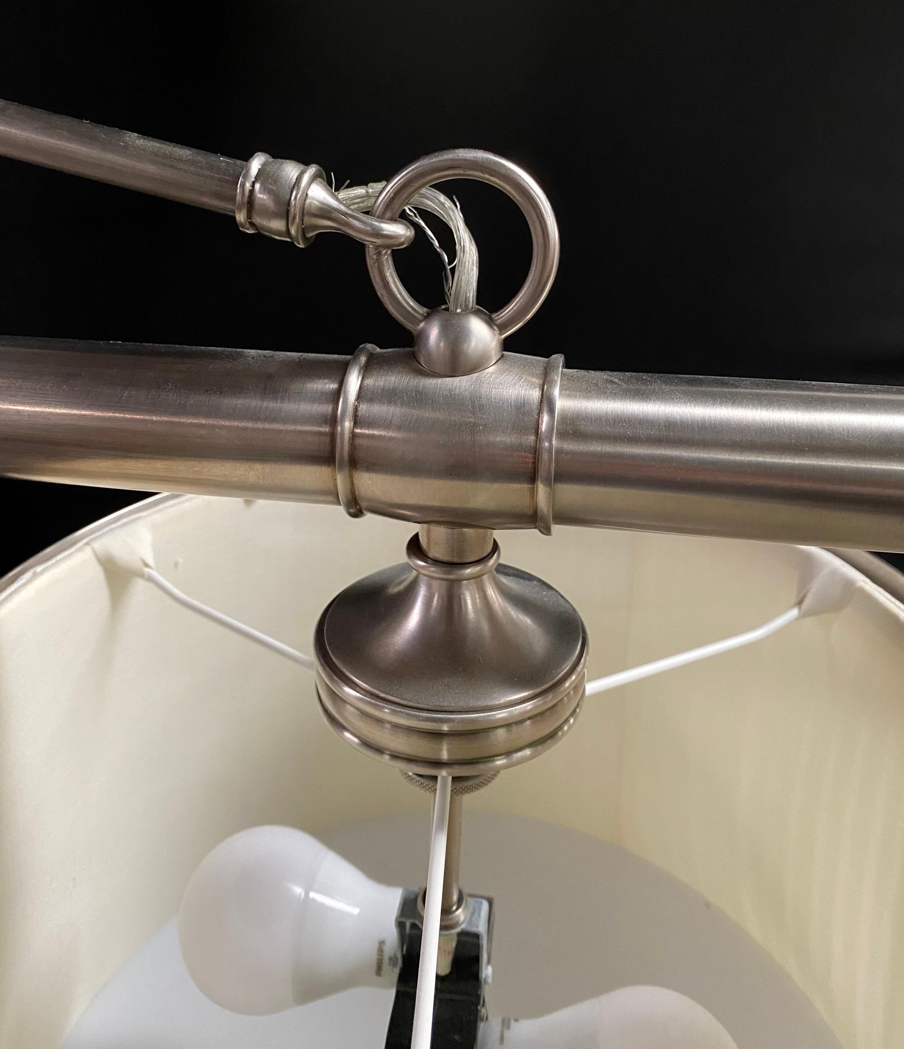 Mid-Century Modern Style Three Light Billiard, Kitchen or Dining Table Pendant 7