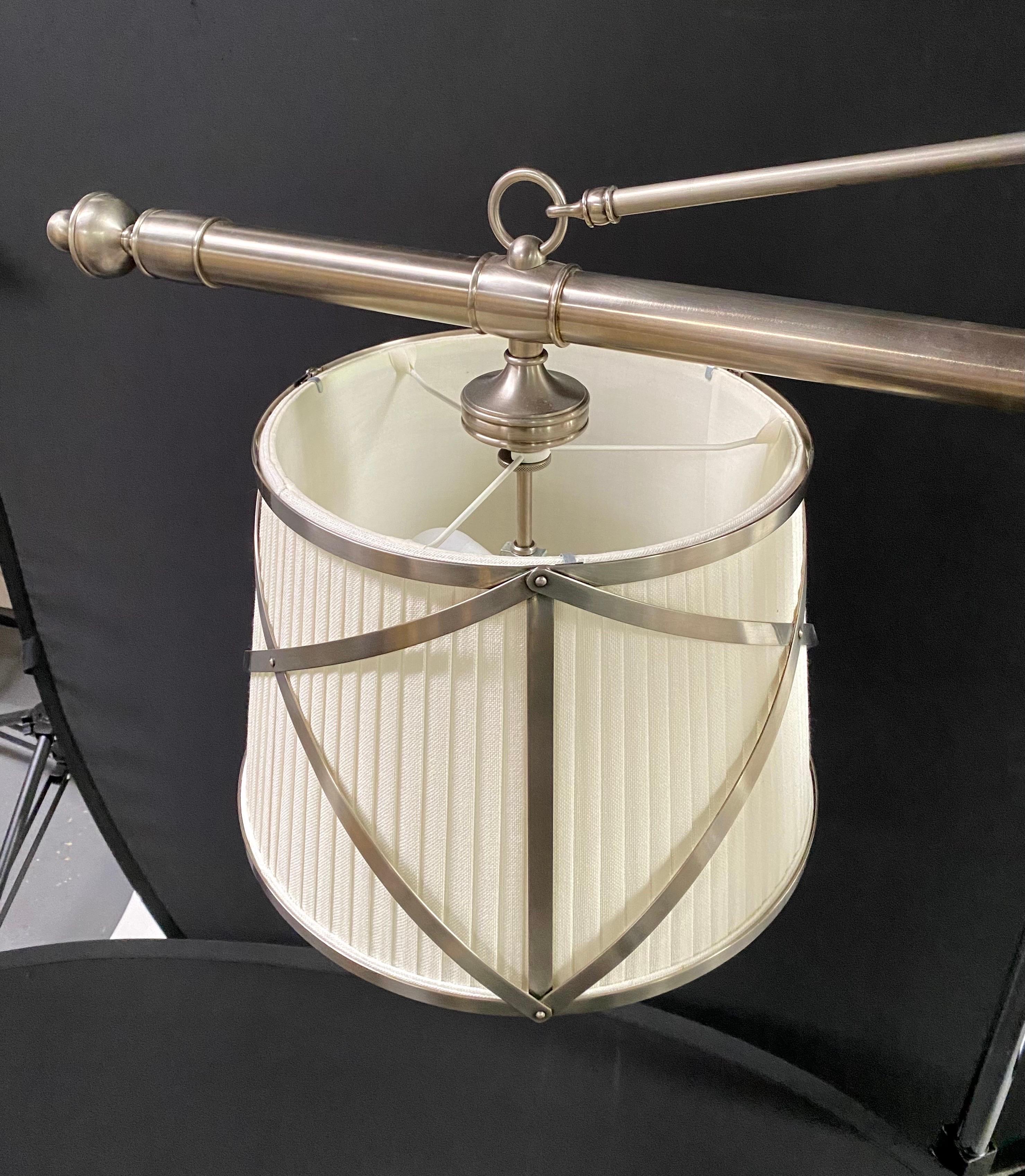 Mid-Century Modern Style Three Light Billiard, Kitchen or Dining Table Pendant 1