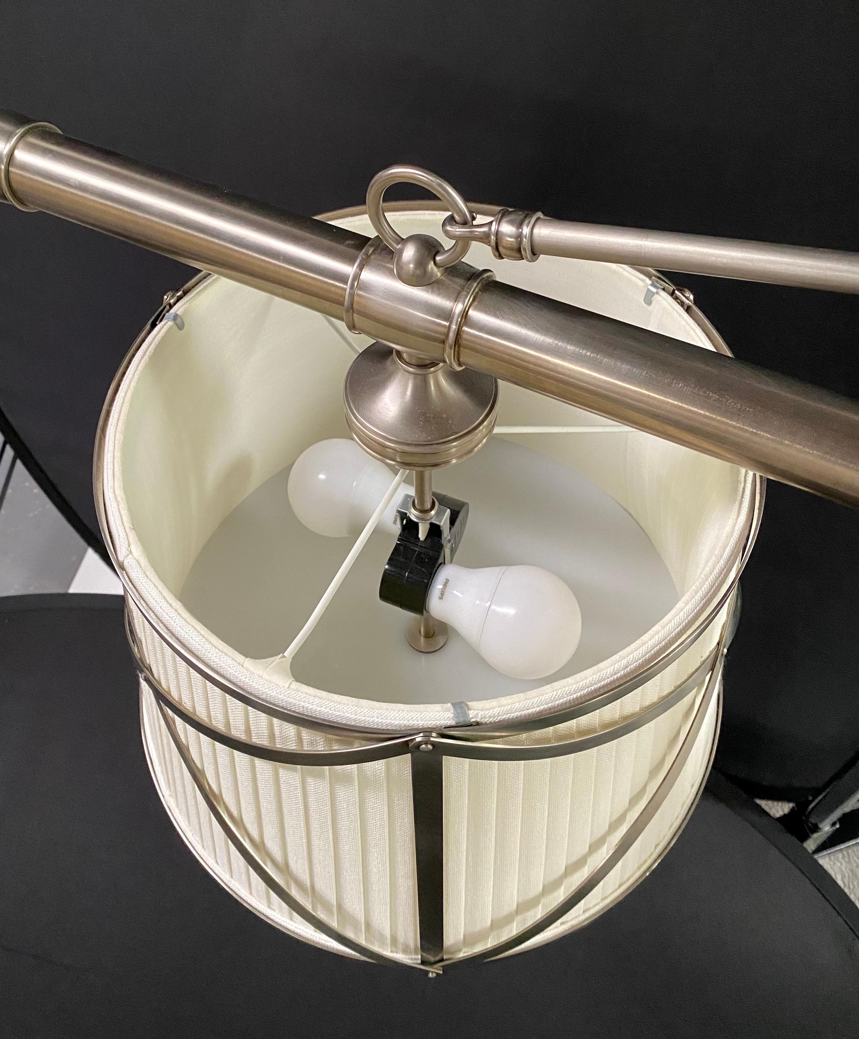 Mid-Century Modern Style Three Light Billiard, Kitchen or Dining Table Pendant 2