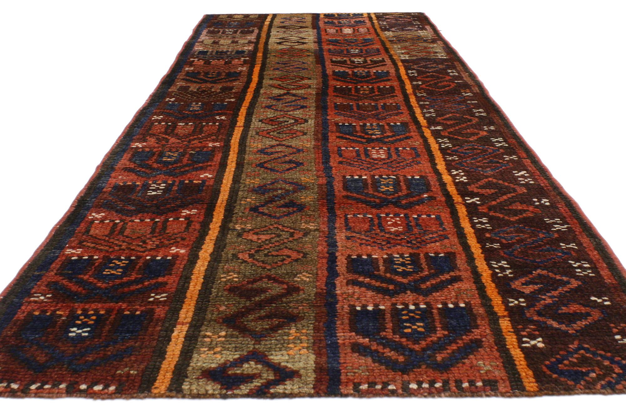 Alfombra turca Oushak vintage en tonos tierra Anudado a mano en venta