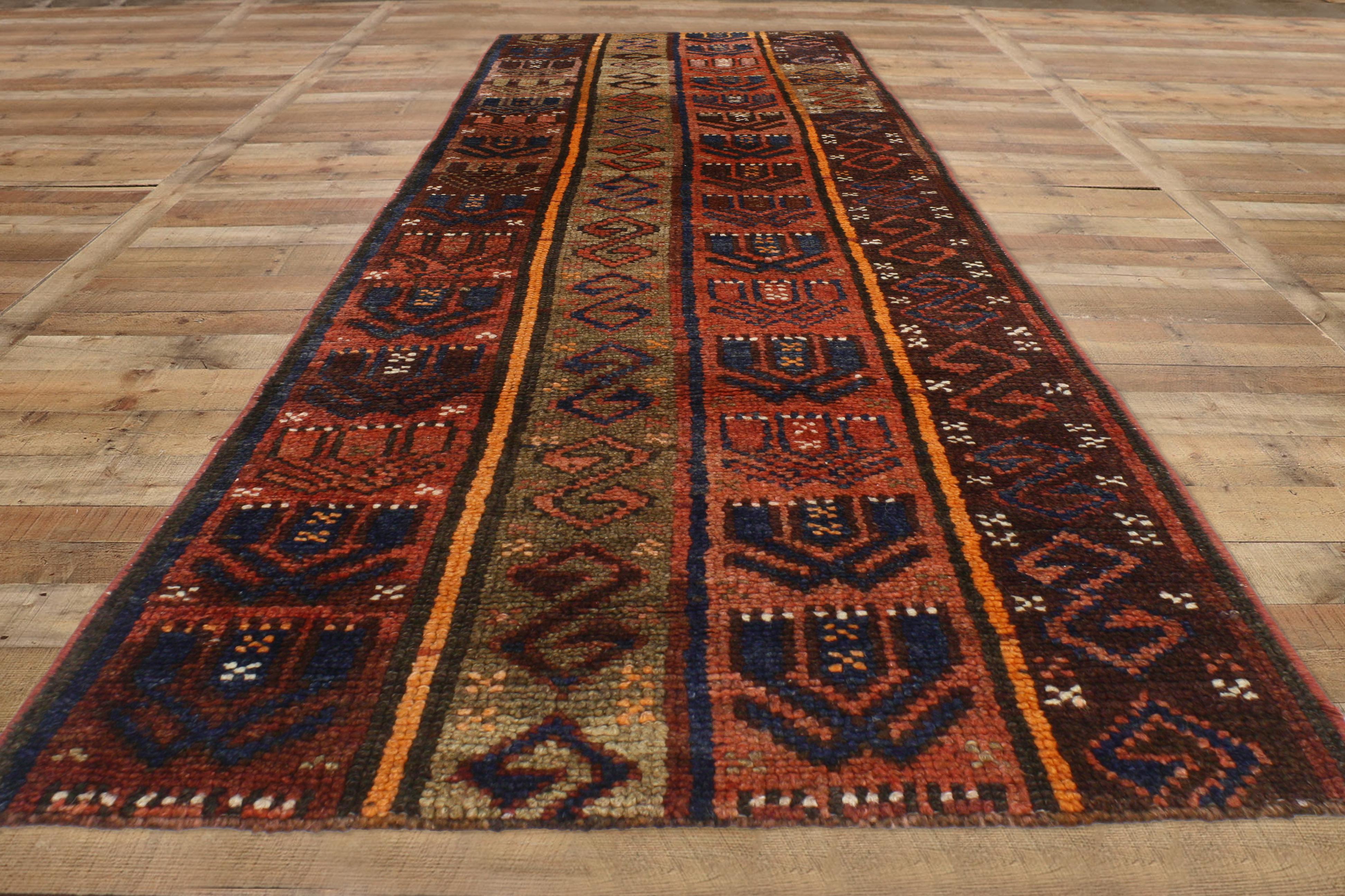Alfombra turca Oushak vintage en tonos tierra Lana en venta
