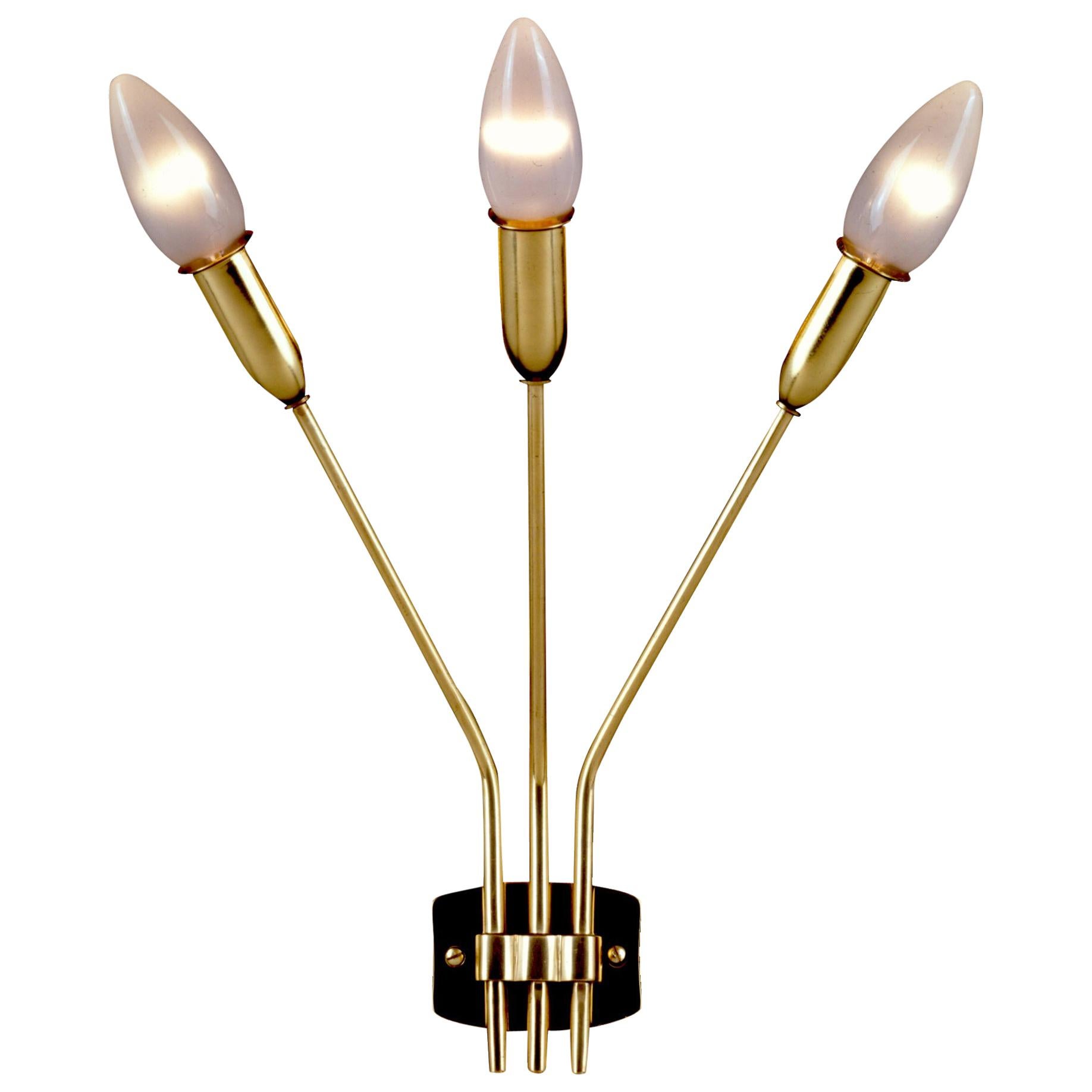 Mid-Century Modern Style Wall Lamp Sconce, Re-Edition For Sale