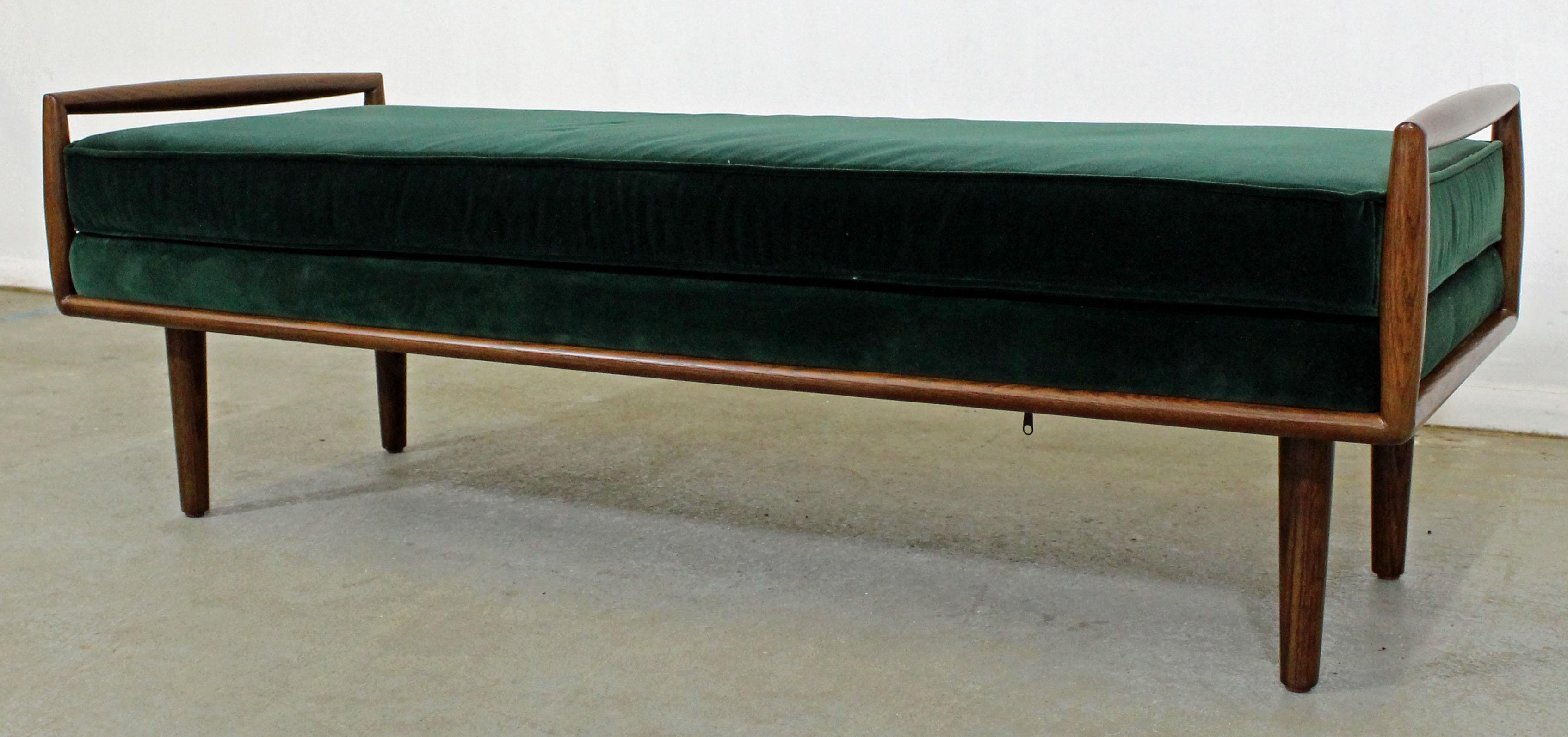 Unknown Mid-Century Modern Style Walnut Window Bench