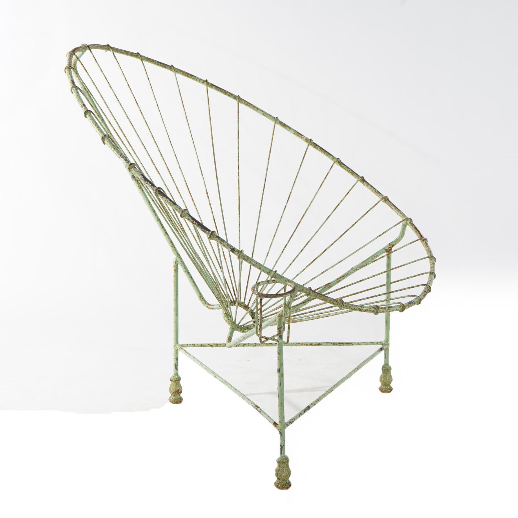 Mid Century Modern Style Wire Egg Garden Chair 20th Century 10