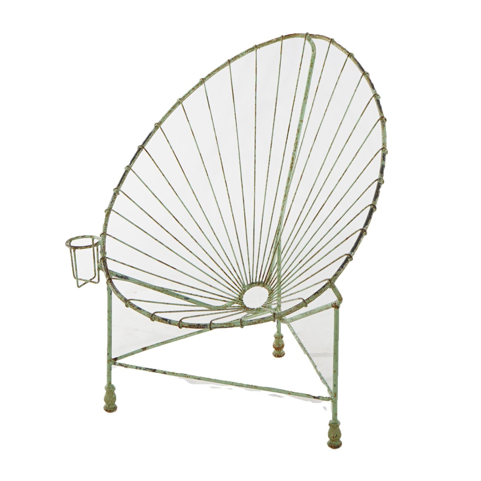 Mid-Century Modern Mid Century Modern Style Wire Egg Garden Chair 20th Century