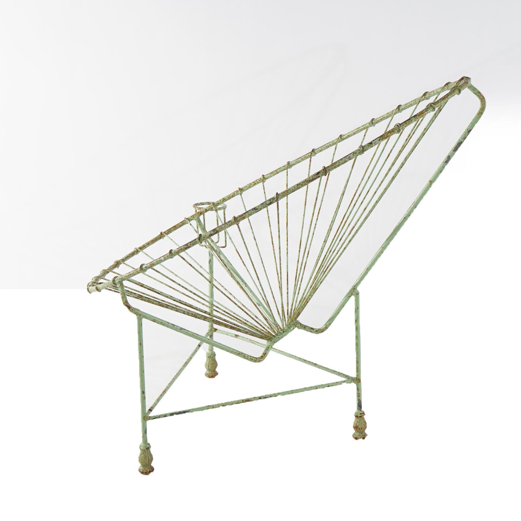 Mid Century Modern Style Wire Egg Garden Chair 20th Century 1