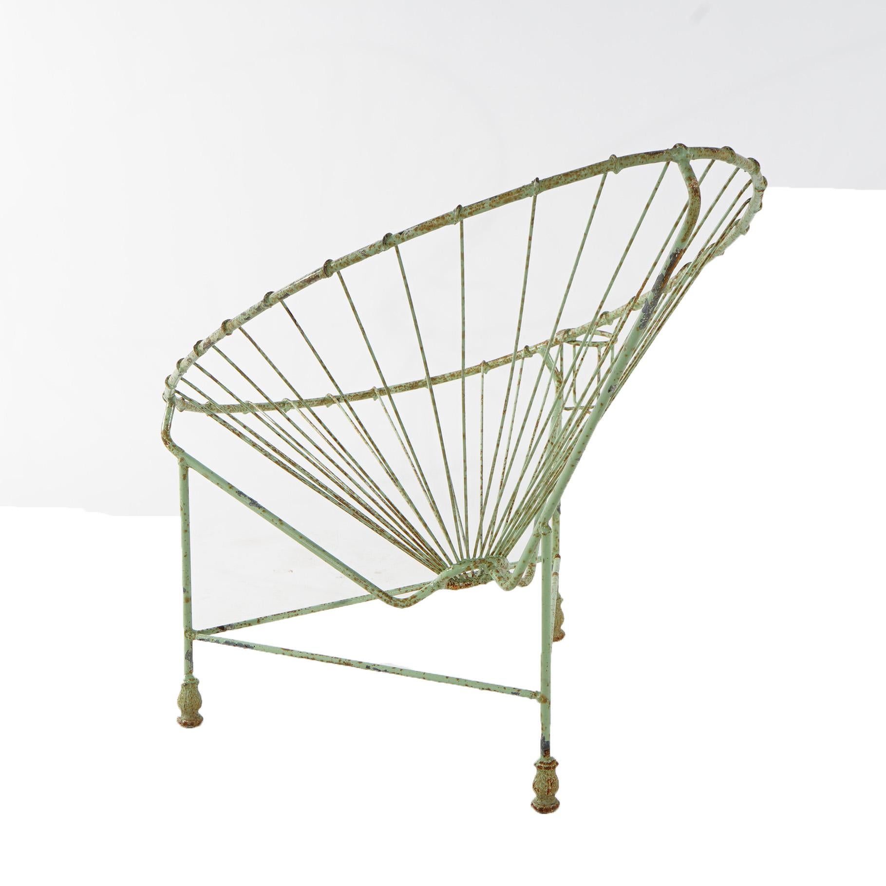 Mid Century Modern Style Wire Egg Garden Chair 20th Century 2