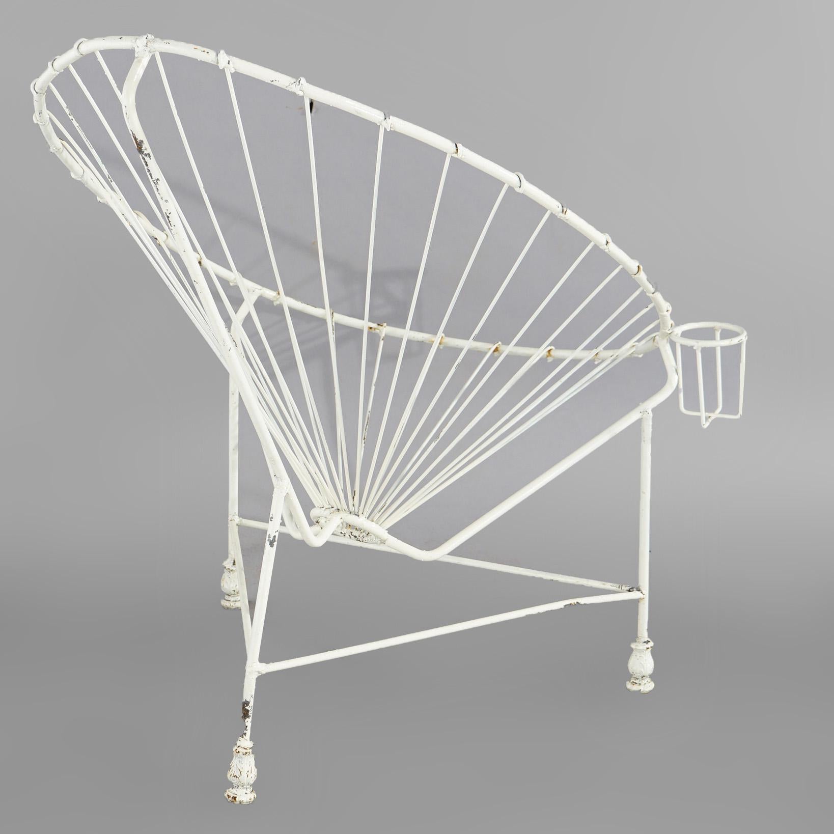 Mid Century Modern Style Wire Egg Garden Chair 20th Century 3