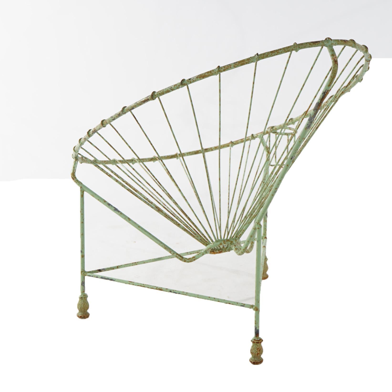 Mid Century Modern Style Wire Egg Garden Chair 20th Century 3