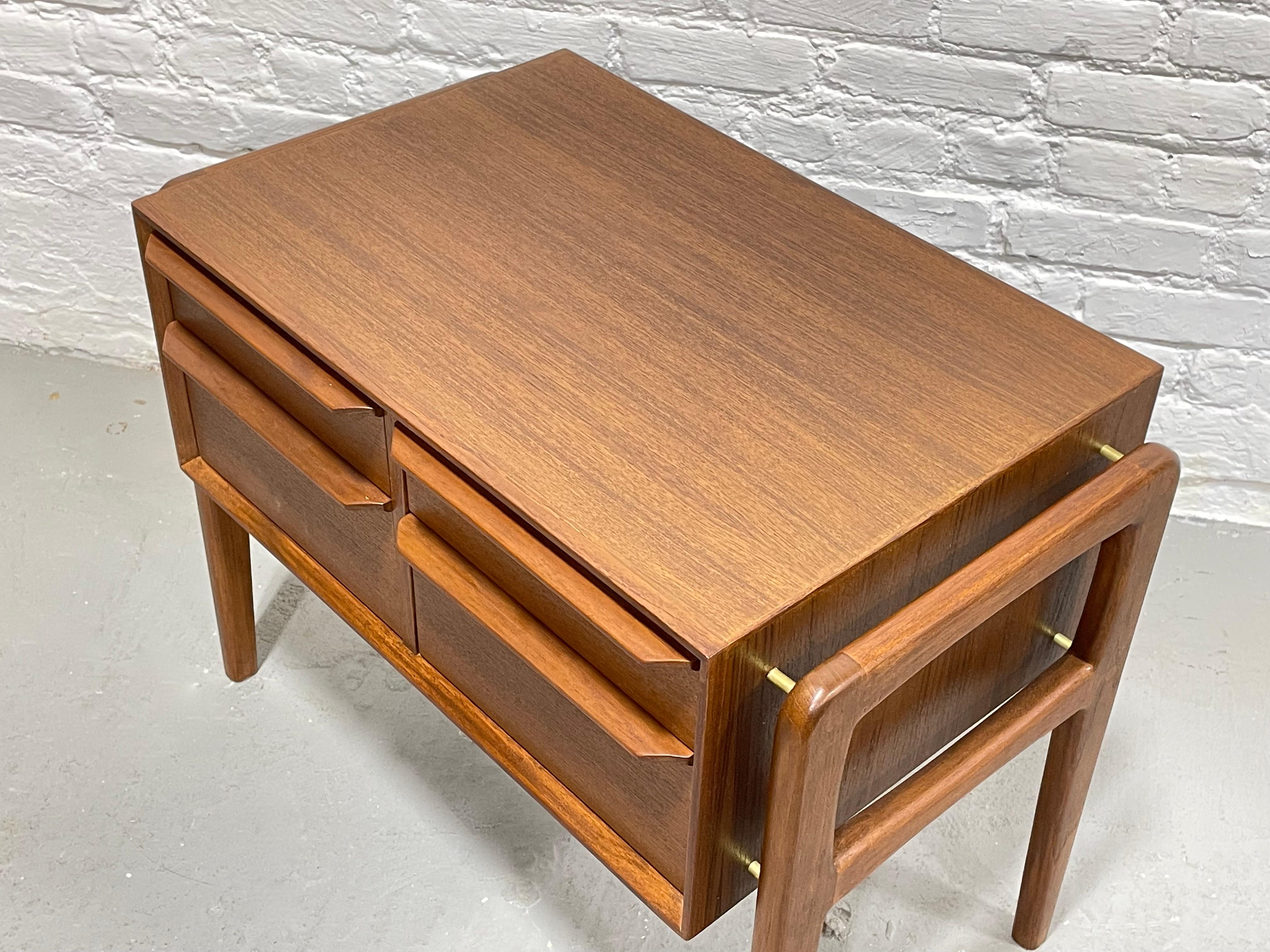 Mid-Century Modern Styled Handmade Teak Cabinet / Entryway Table For Sale 11