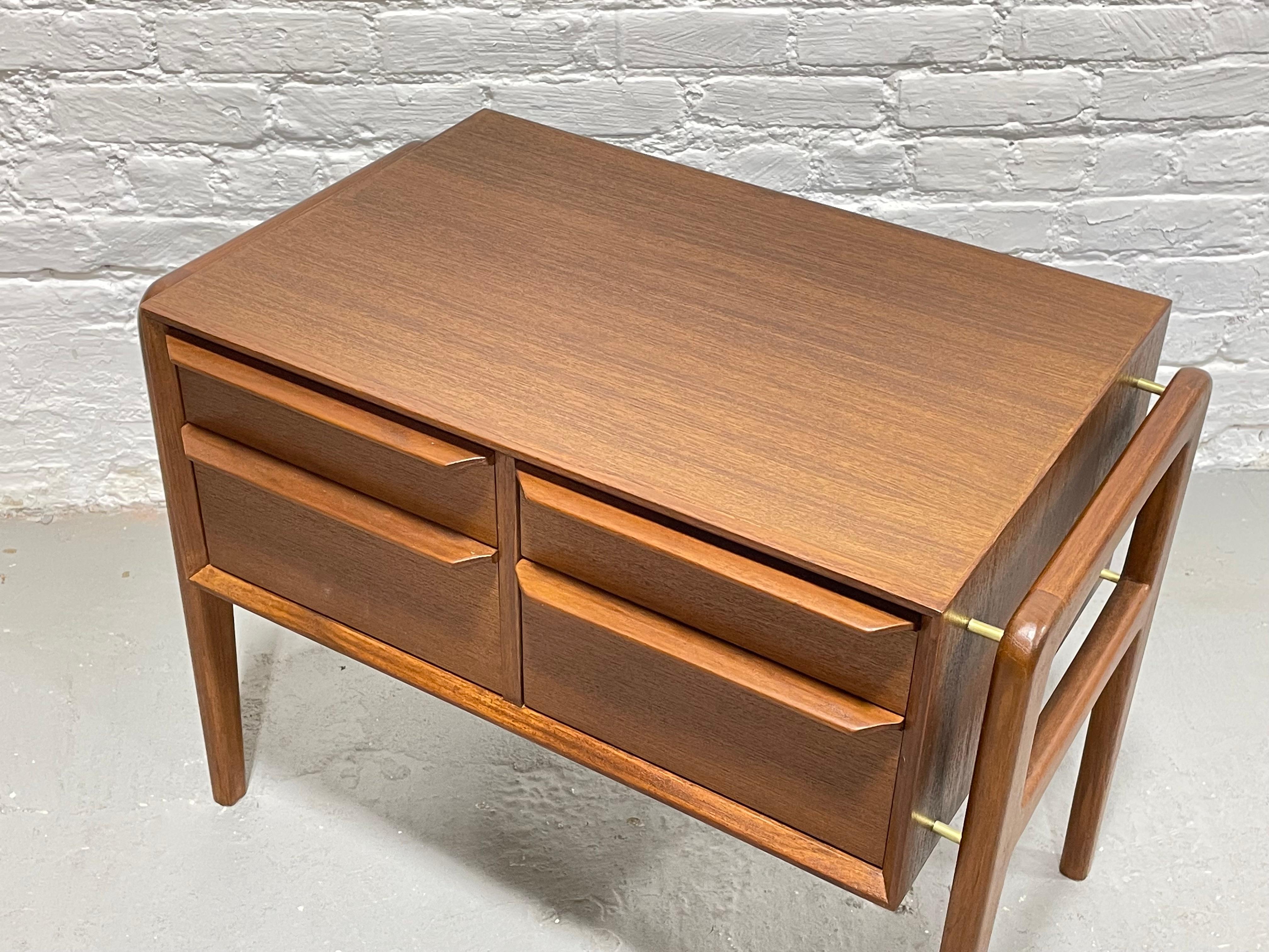 Mid-Century Modern Styled Handmade Teak Cabinet / Entryway Table For Sale 12