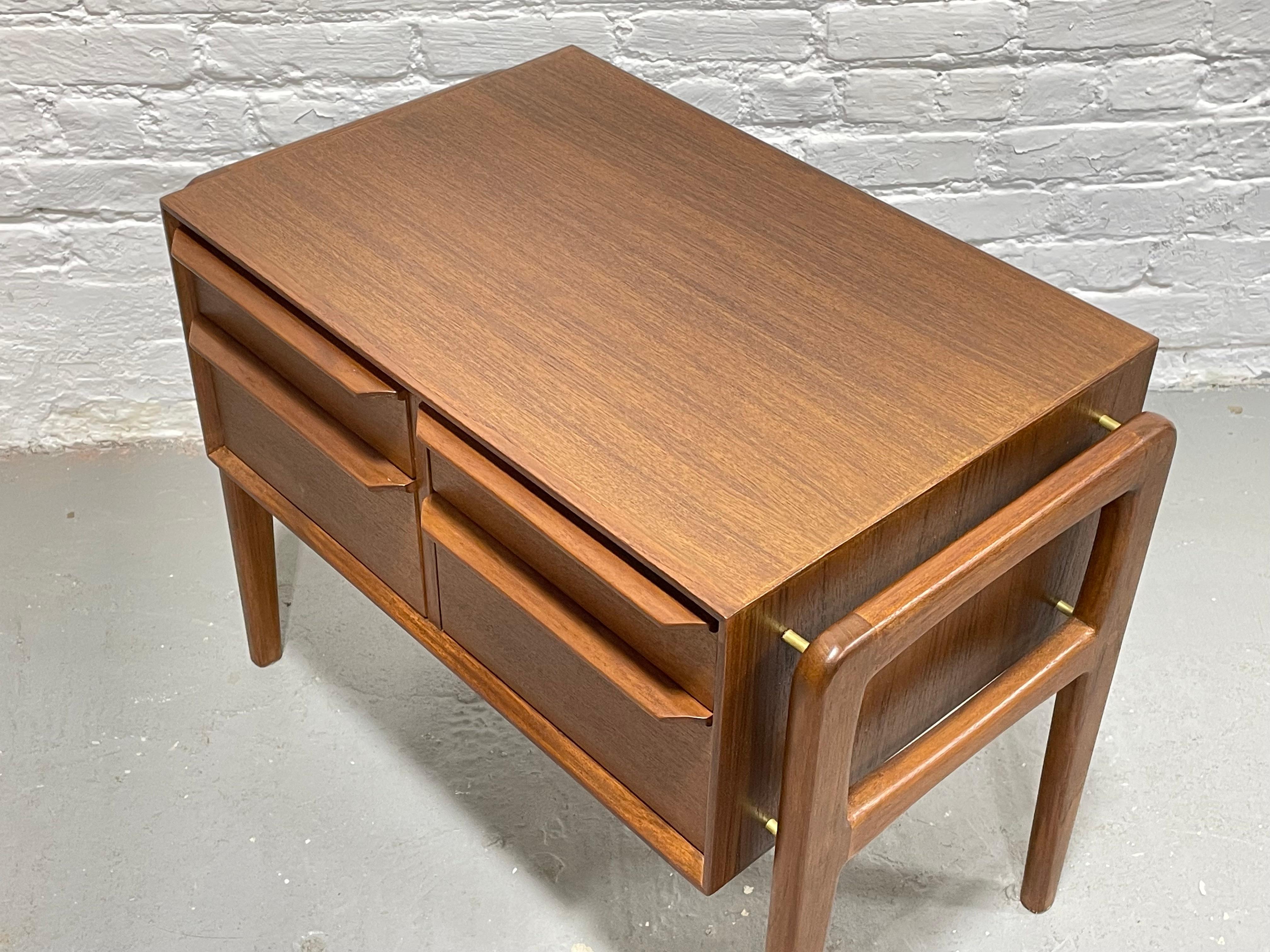 Mid-Century Modern Styled Handmade Teak Cabinet / Entryway Table For Sale 4