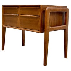 Mid-Century Modern Styled Handmade Teak Cabinet / Entryway Table
