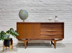 Mid Century MODERN styled Handmade Teak CREDENZA media stand