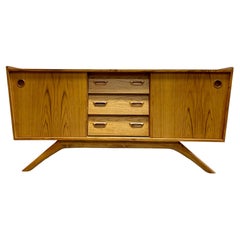 Mid Century MODERN styled Handmade Teak CREDENZA media stand