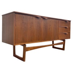 Mid Century Modern Styled Sculpted Teak Sideboard