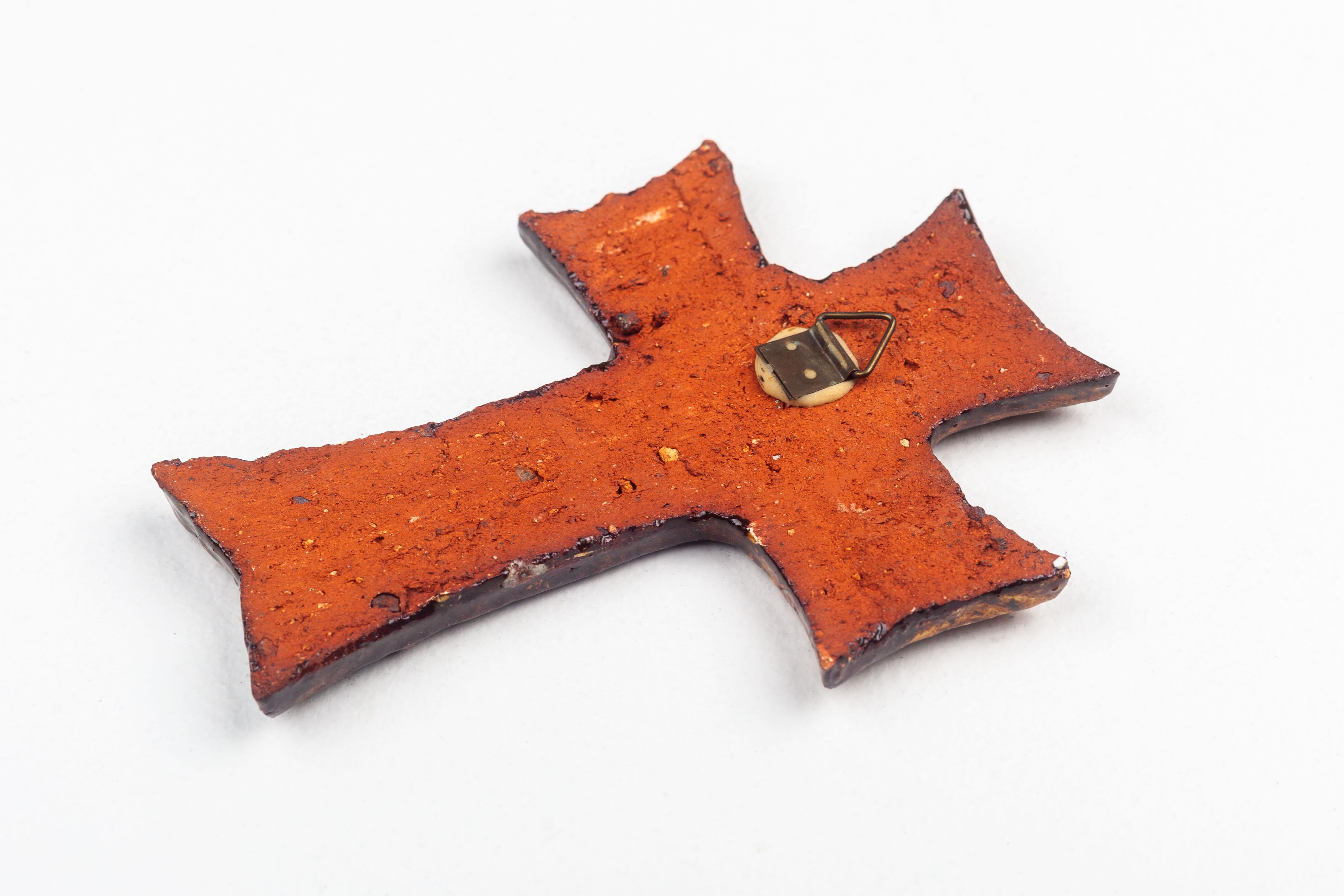 Mid-20th Century Mid-Century Modern Stylized Figurative Cross For Sale
