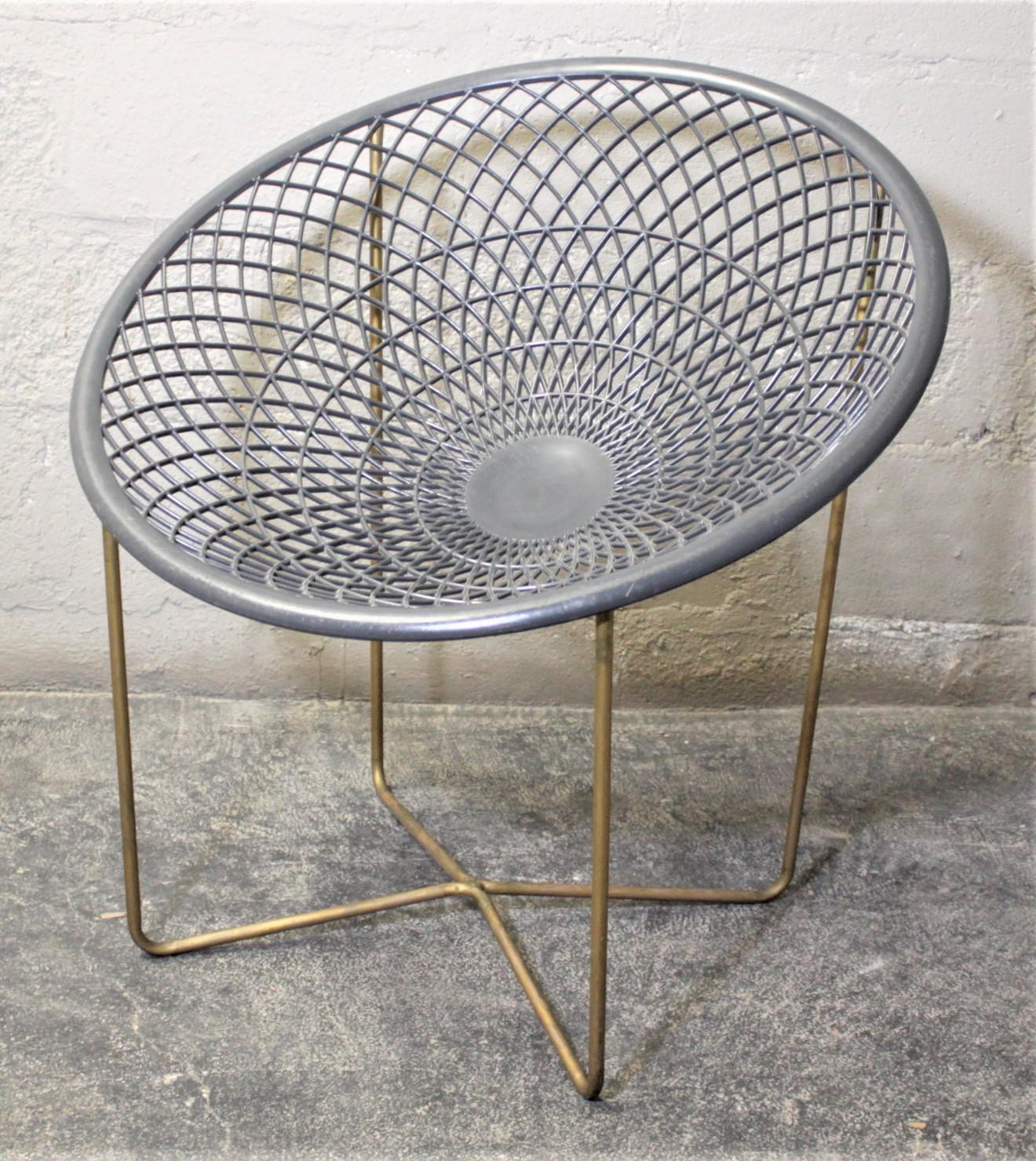 Moderner Mid-Century-Modern-Stuhl „Sun Flower Chair“ von Liberty Ornamental Iron of Canada im Angebot 2