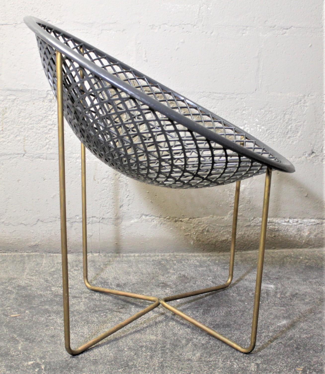 Moderner Mid-Century-Modern-Stuhl „Sun Flower Chair“ von Liberty Ornamental Iron of Canada (Geformt) im Angebot