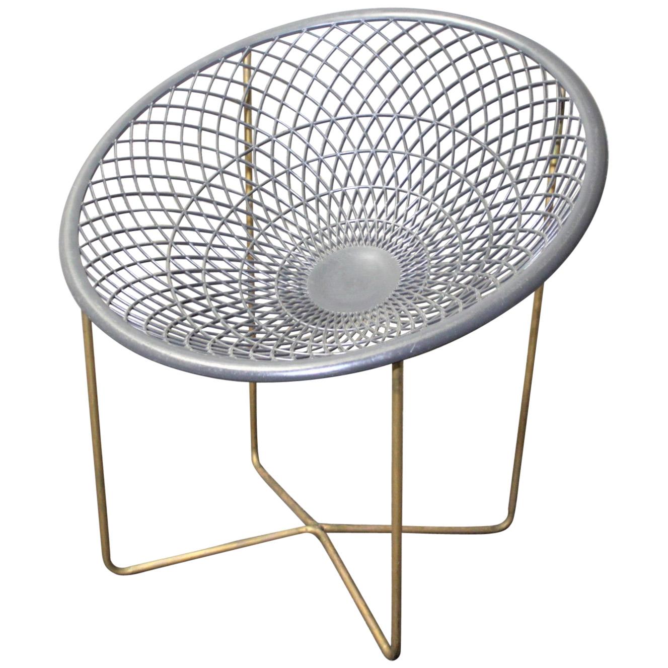 Moderner Mid-Century-Modern-Stuhl „Sun Flower Chair“ von Liberty Ornamental Iron of Canada im Angebot