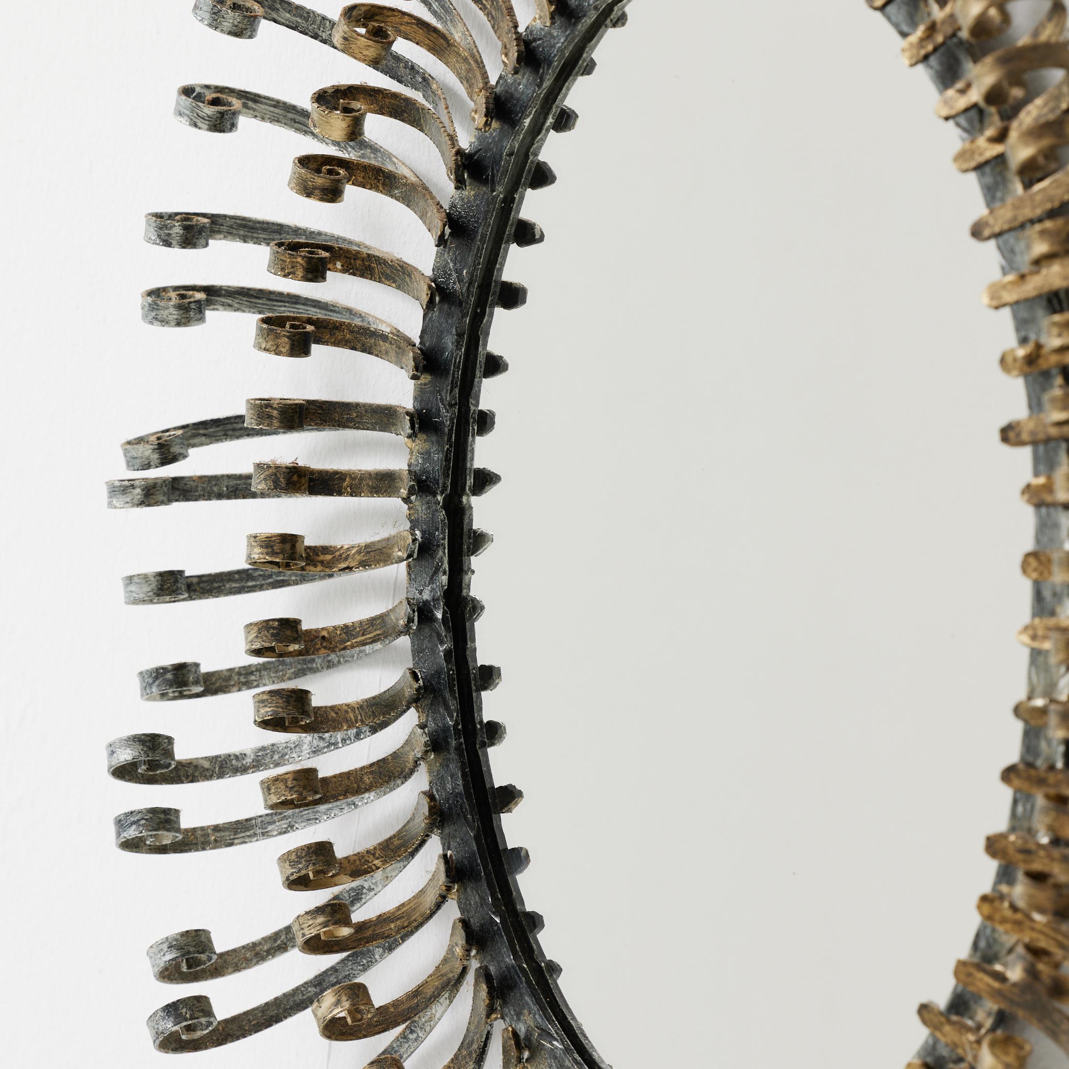 Mid-Century Modern Sunburst Mirror Brass, circa 1960 en venta 6
