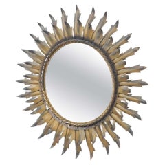 Miroir The Moderns Sunburst en laiton, vers 1960