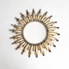 Miroir The Moderns Sunburst en laiton, vers 1960