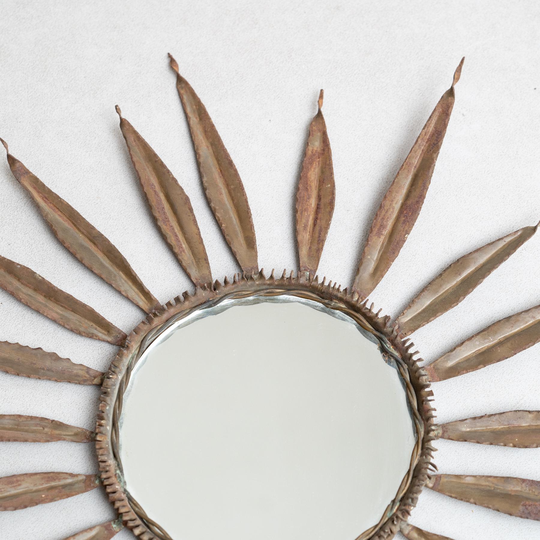 Miroir The Moderns Sunburst en laiton, vers 1960 Bon état - En vente à Barcelona, ES