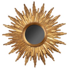 Mid-Century Modern Sunburst Mirror