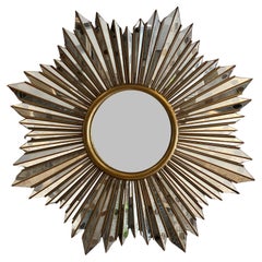 Mid Century Modern Sunburst Mirror