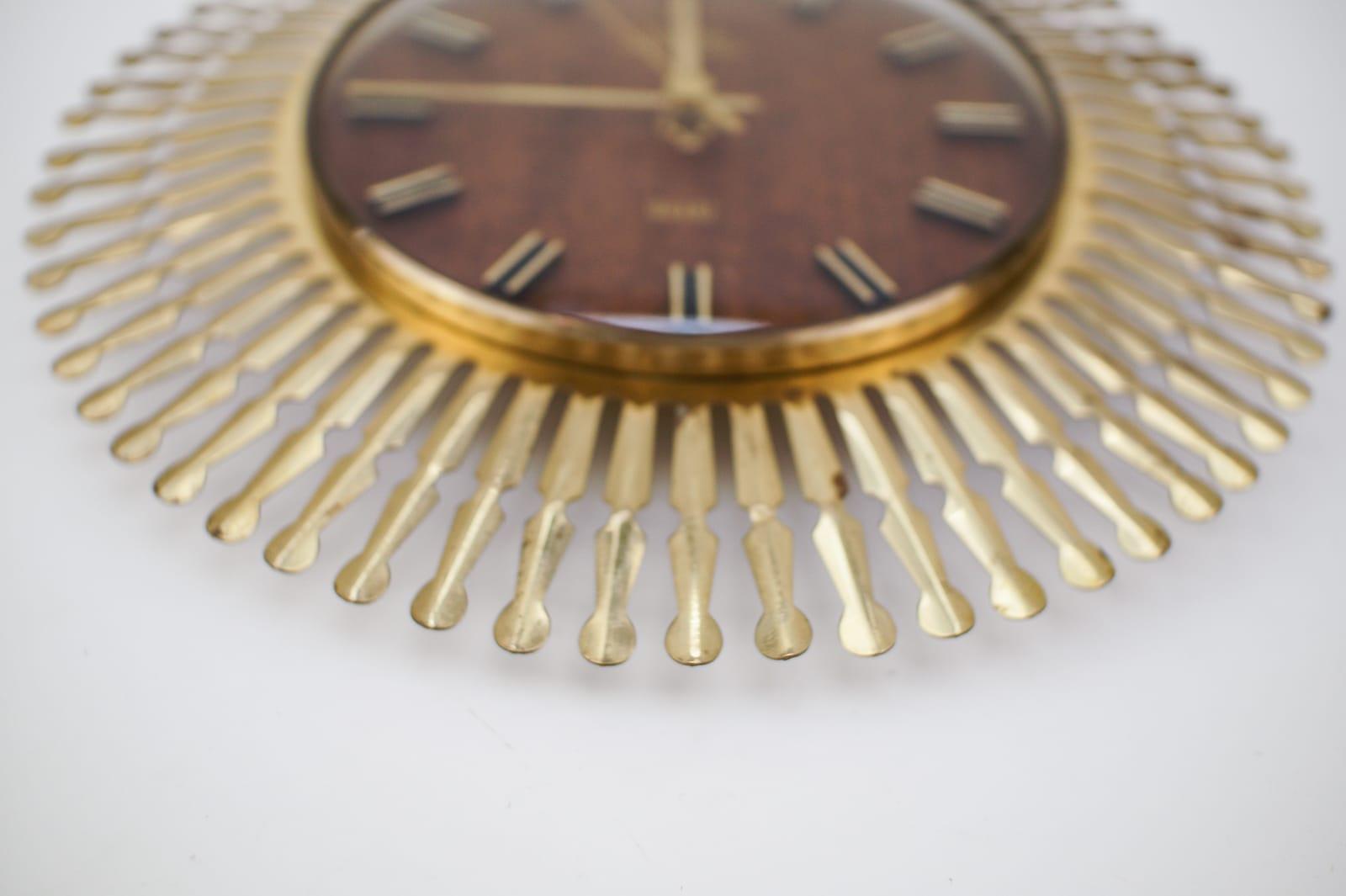 vintage mid century wall clock