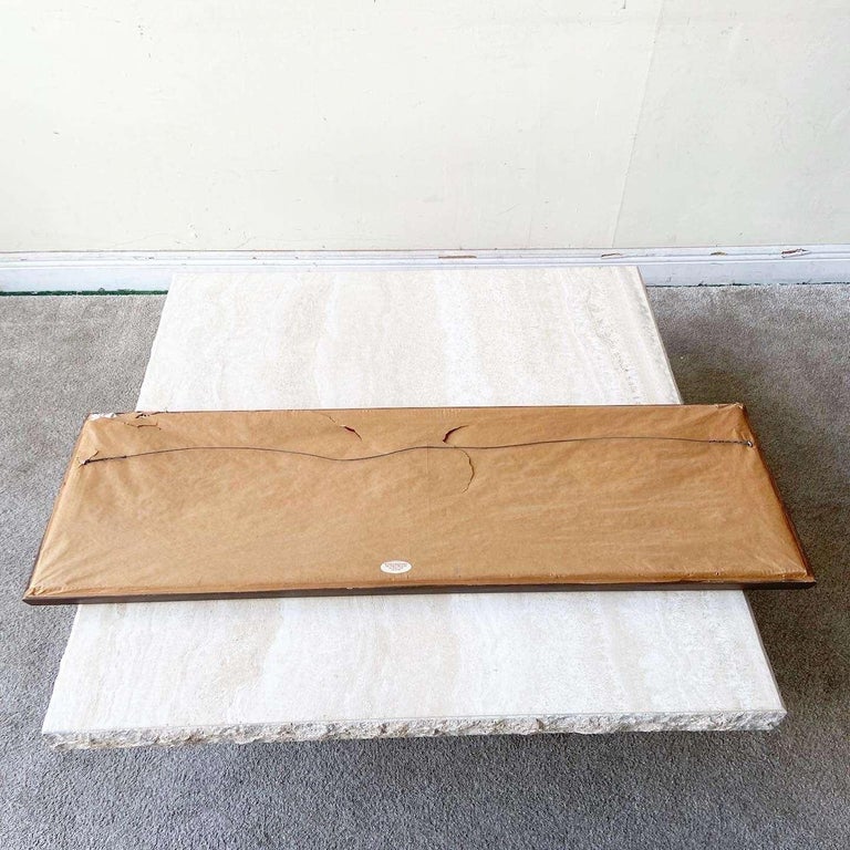 MidCentury Modern Sunset Textile Art For Sale at 1stDibs