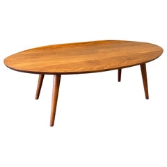 Mid-Century Modern Surfboard Coffee Table by Russel Wright for Conant Ball