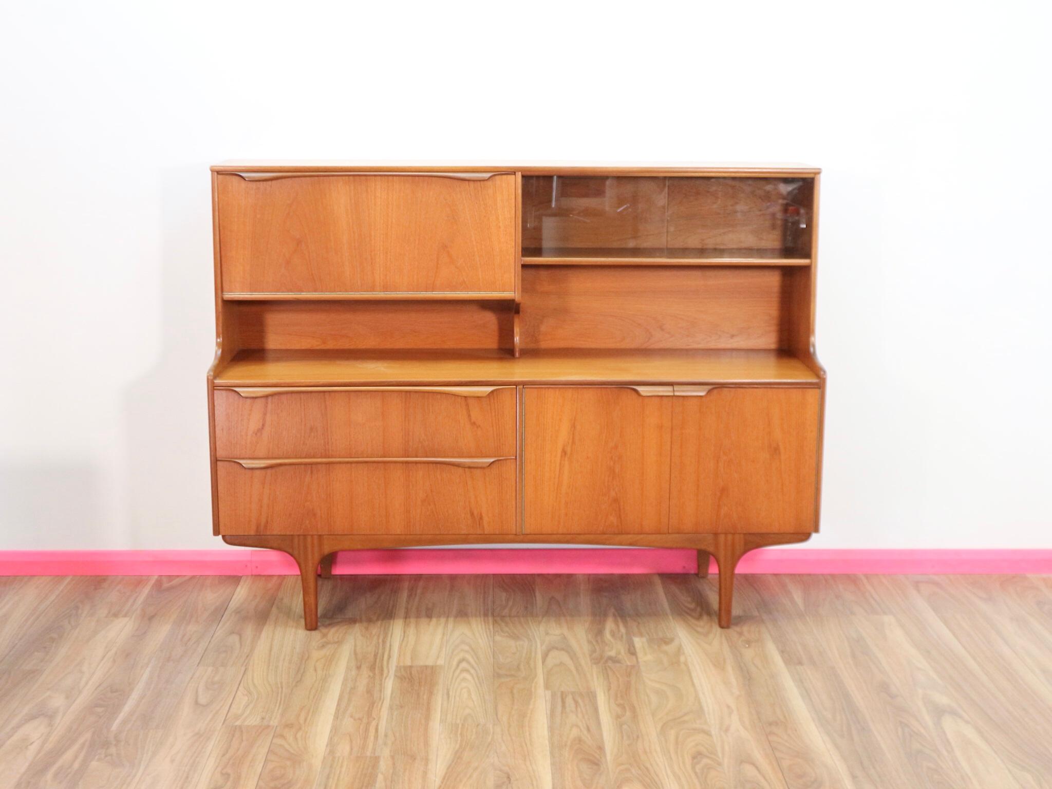 A stunning credenza from Sutcliffe of Todmorden’s S Form range. Sutcliffe were known for their high quality workmanship and this piece is a fine example of that. This is an imposing piece that would set off and Mid Century styled interior