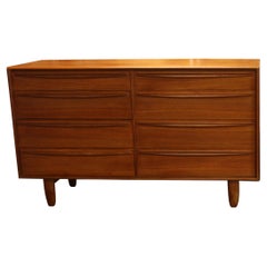 Mid-Century Modern Svend Aage Madsen Teak 8-Drawer Dresser Danish, 1960s