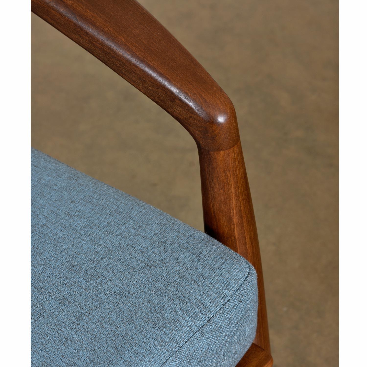 Mid-Century Modern Svend Madsen Beech Wood Lounge Chair 1