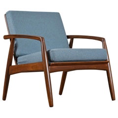 Mid-Century Modern Svend Madsen Beech Wood Lounge Chair