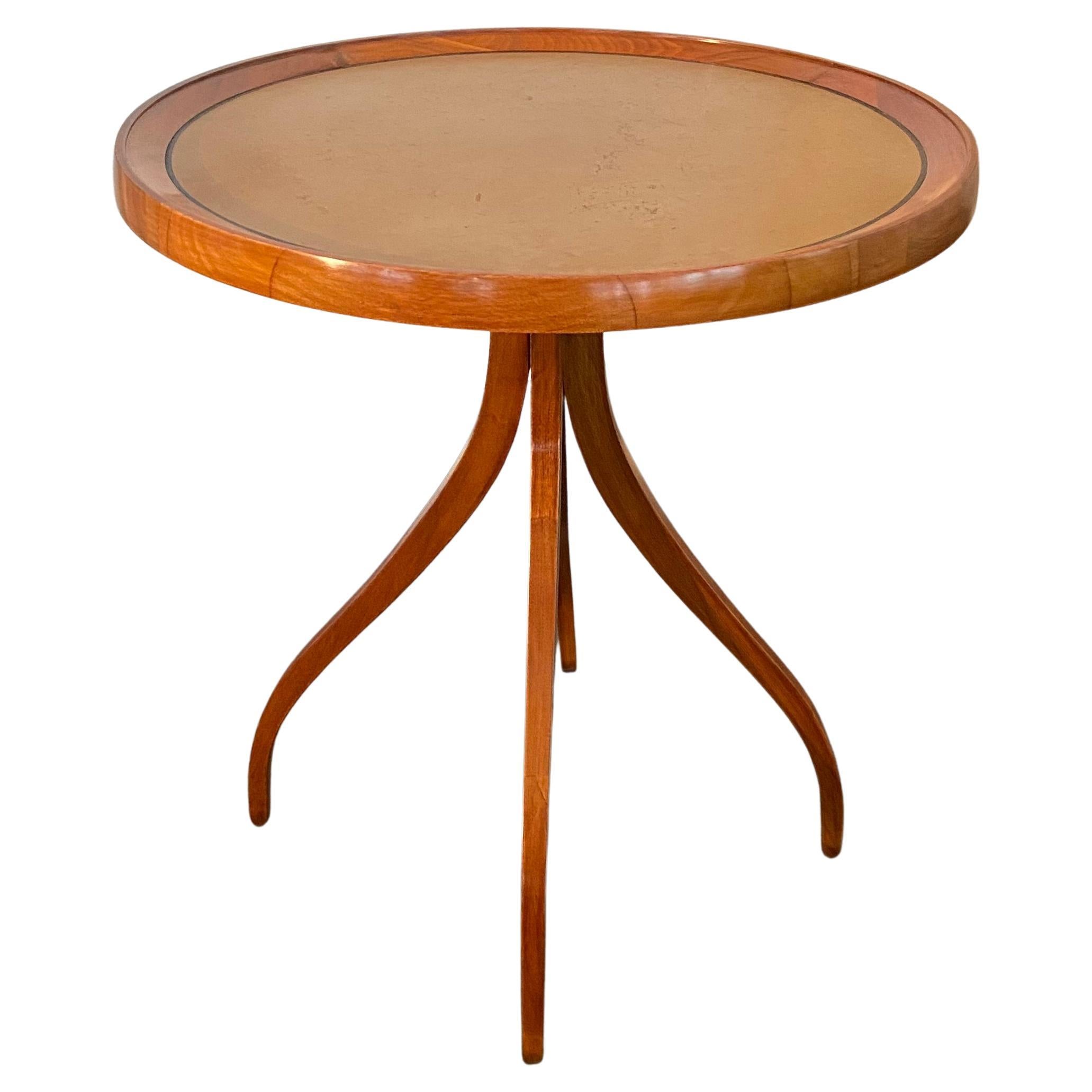 Mid-Century Modern Swag Leg Side Table By Kipp Stewart And Stewart MacDougal in vendita