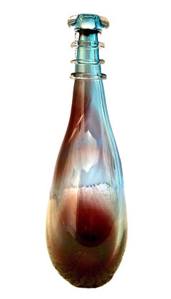 Mid-Century Modern Swedish Art Glass Decanter by Orrefors