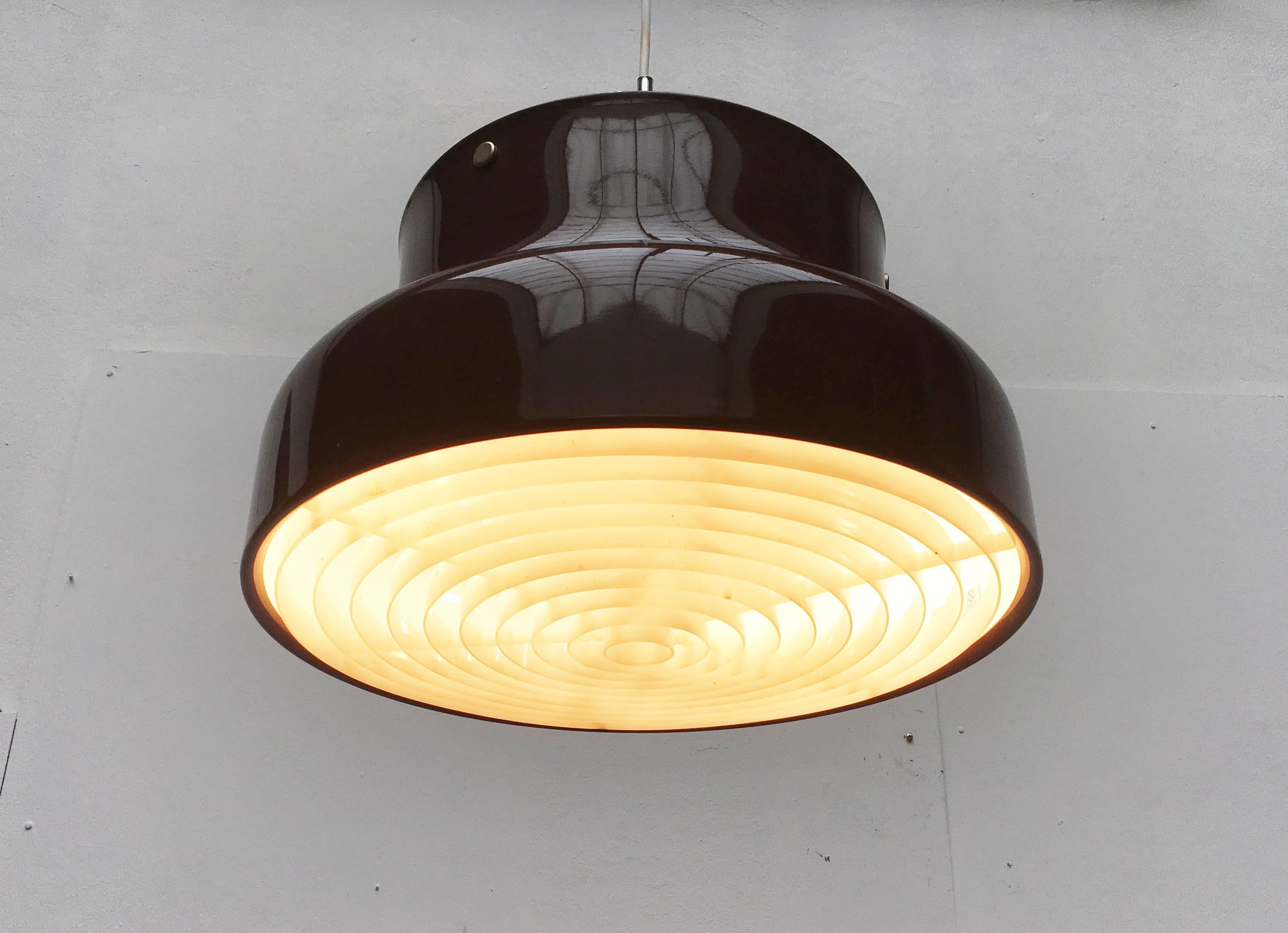 Mid-Century Modern Swedish Bumling Pendant Lamp Anders Pehrson Ateljé Lyktan im Angebot 4