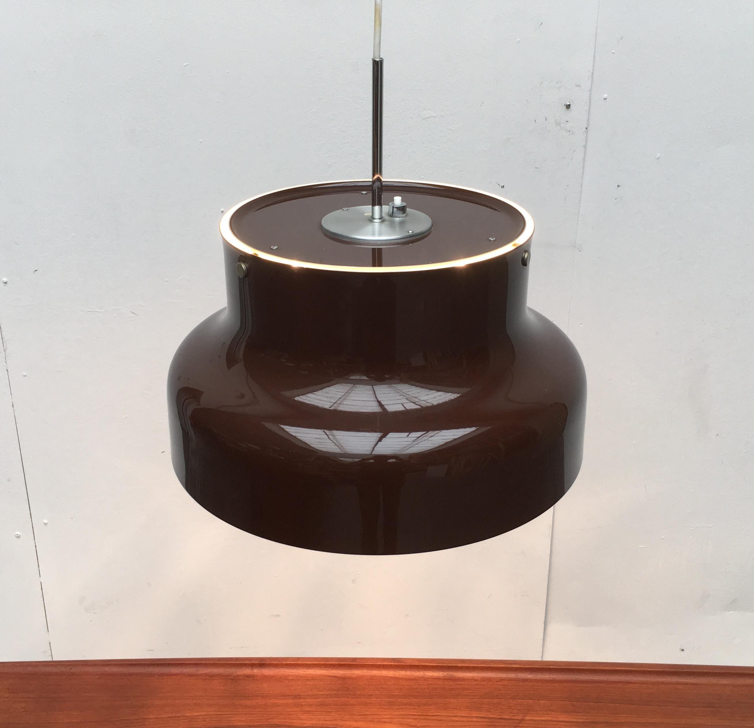 Mid-Century Modern Swedish Bumling Pendant Lamp Anders Pehrson Ateljé Lyktan im Angebot 5