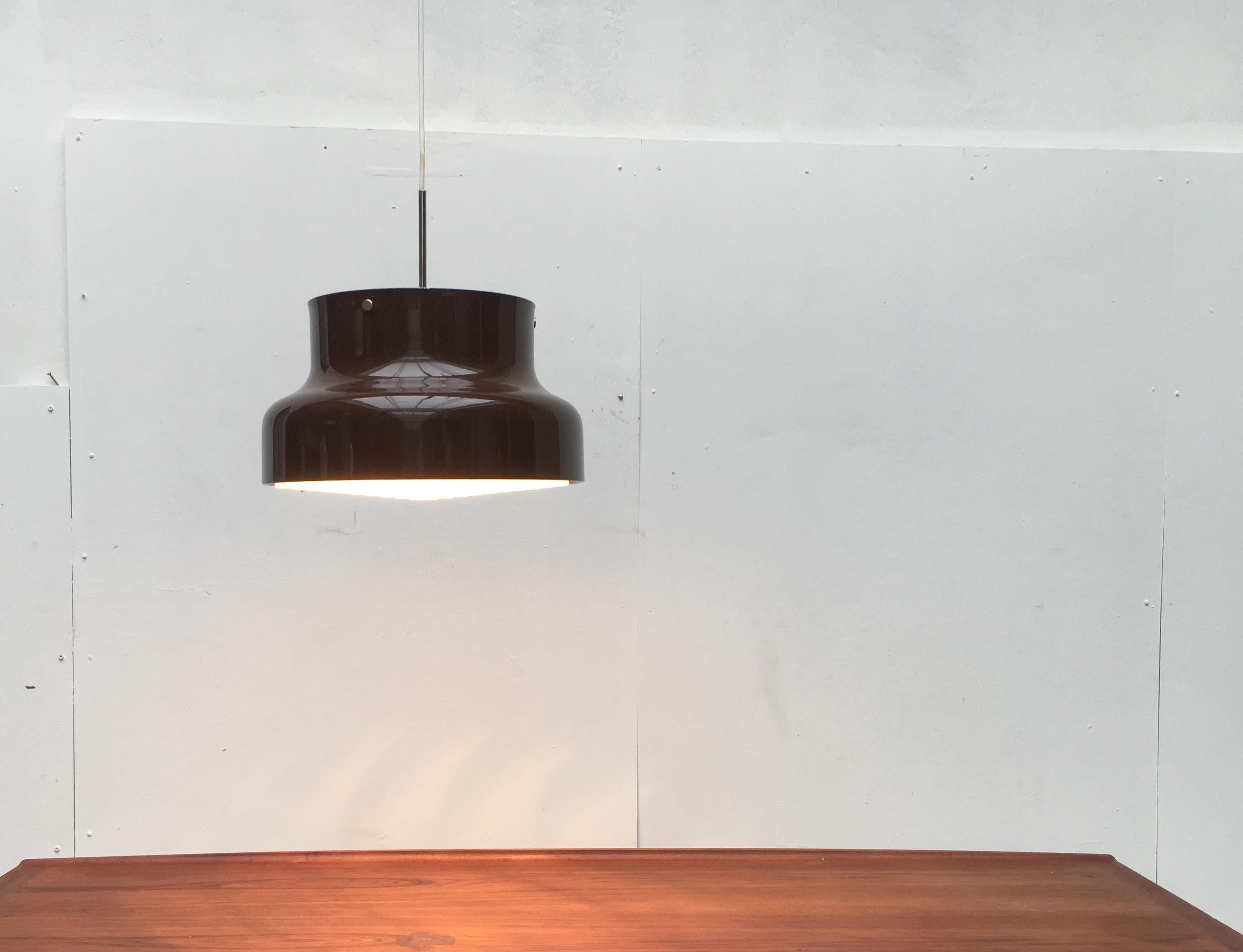 Mid-Century Modern Swedish Bumling Pendant Lamp Anders Pehrson Ateljé Lyktan (Moderne der Mitte des Jahrhunderts) im Angebot
