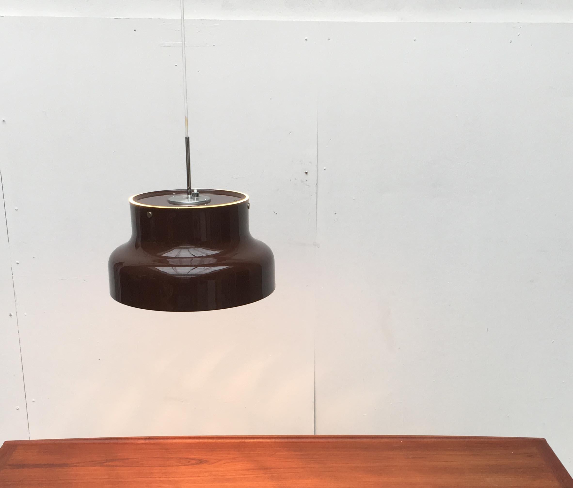 Mid-Century Modern Swedish Bumling Pendant Lamp Anders Pehrson Ateljé Lyktan (20. Jahrhundert) im Angebot