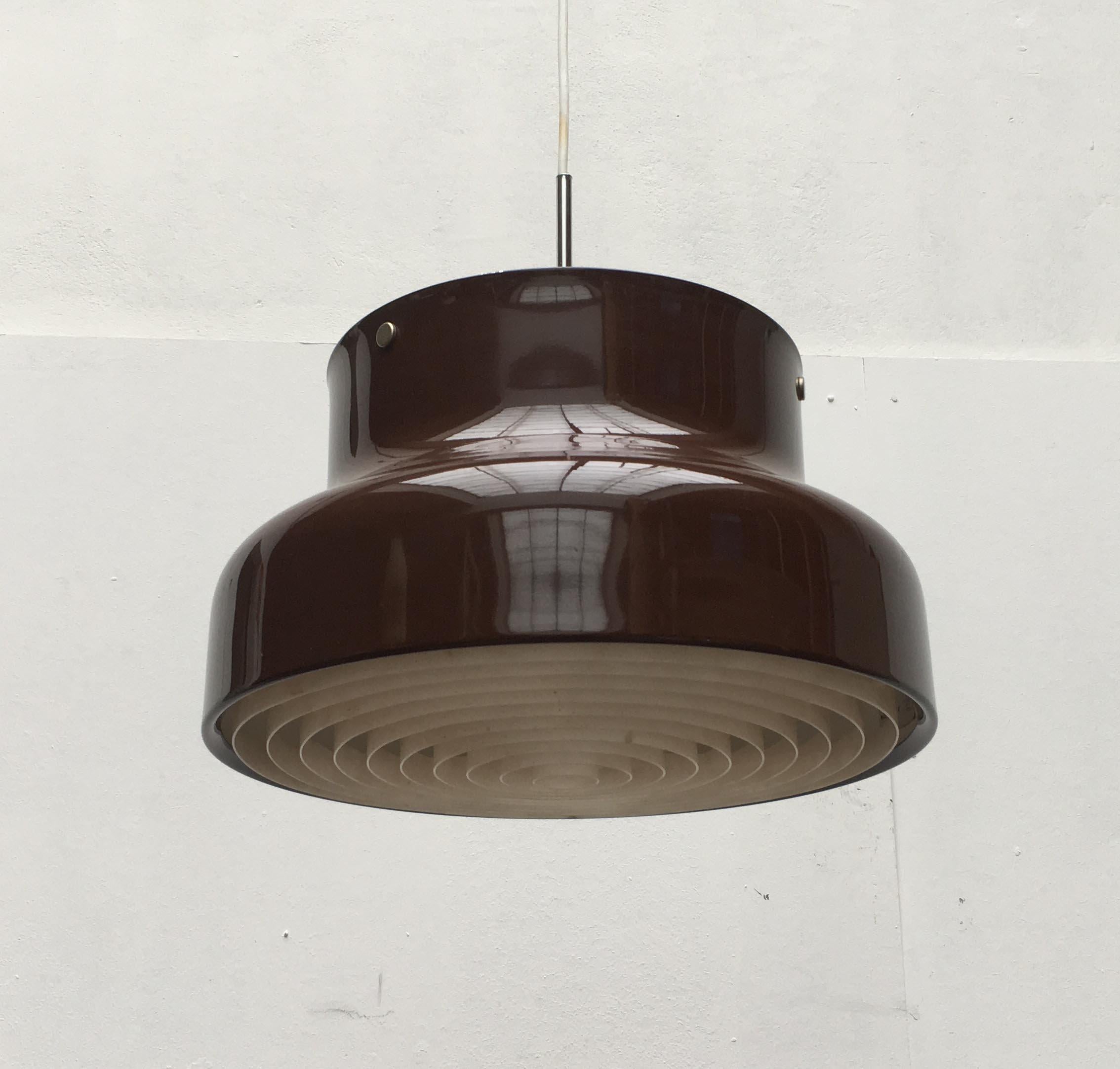 Mid-Century Modern Swedish Bumling Pendant Lamp Anders Pehrson Ateljé Lyktan im Angebot 2