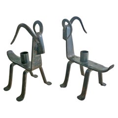 Mid-Century Modern Candlesticks