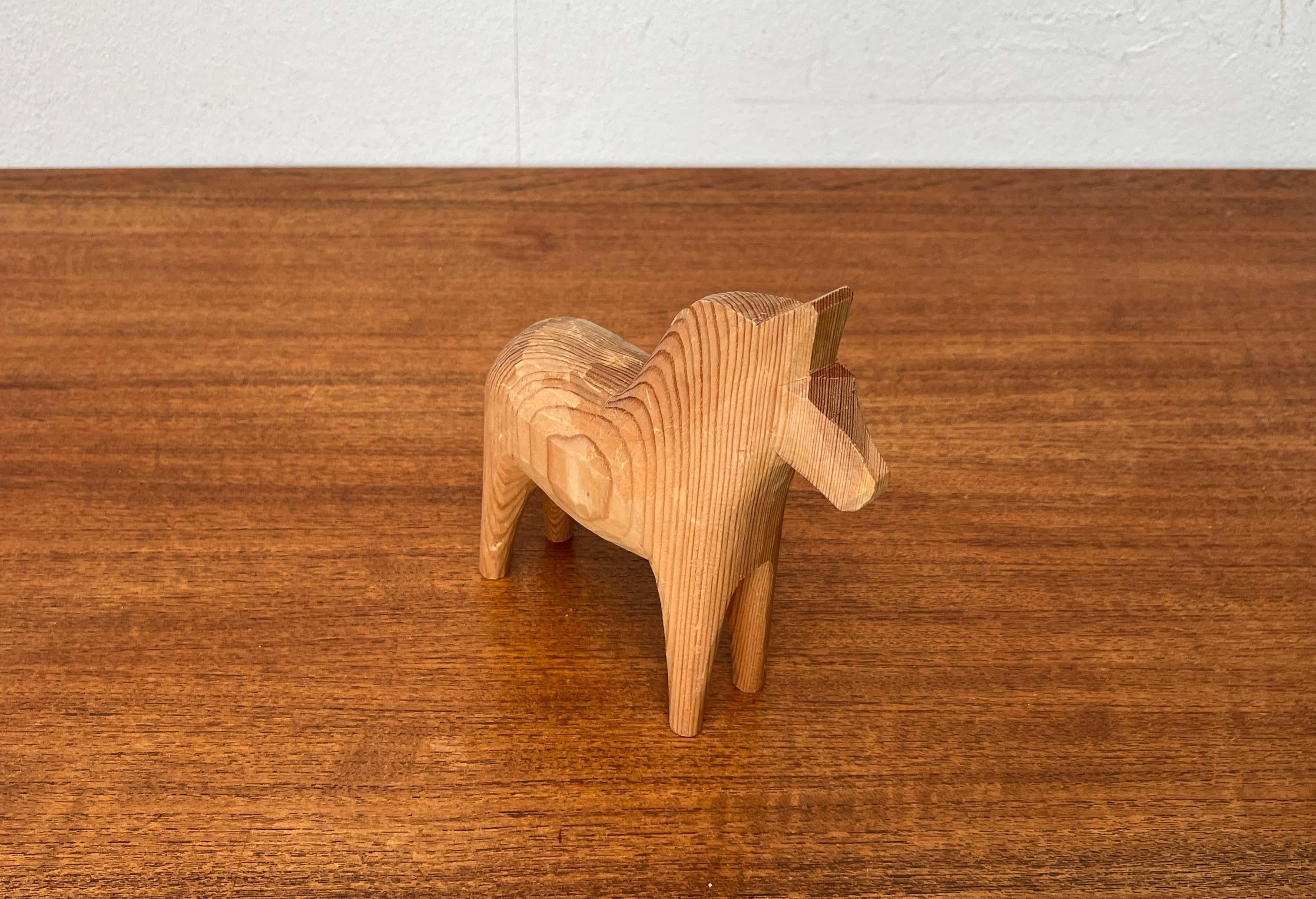Bois Cheval Dala suédois moderne du milieu du siècle, 1960 en vente