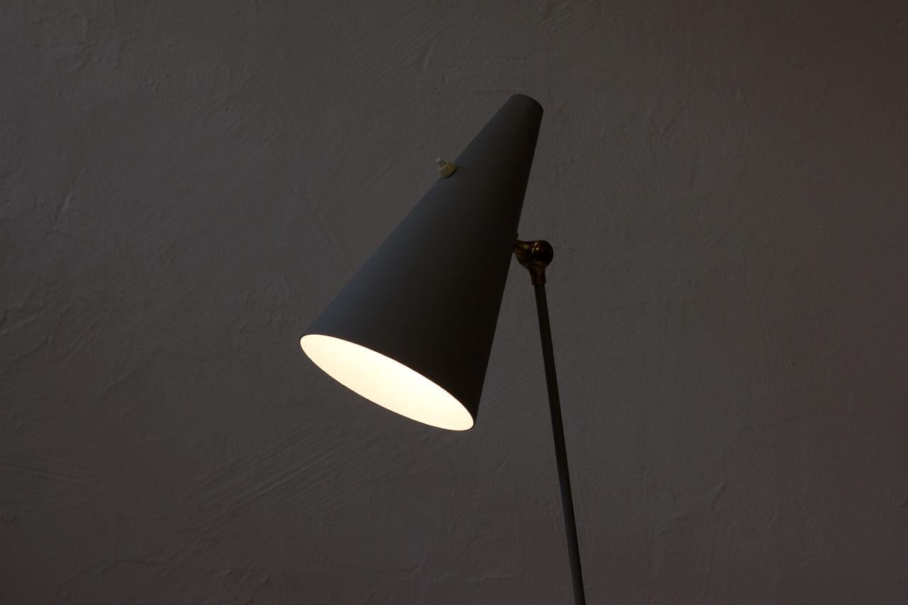 Mid-Century Modern Swedish Floor Lamp in Metal 6