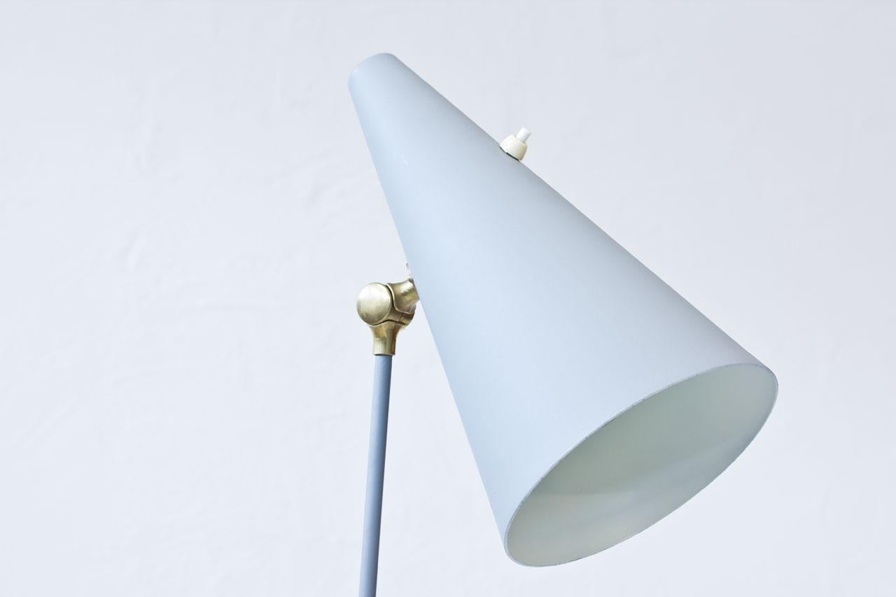 Mid-20th Century Mid-Century Modern Swedish Floor Lamp in Metal