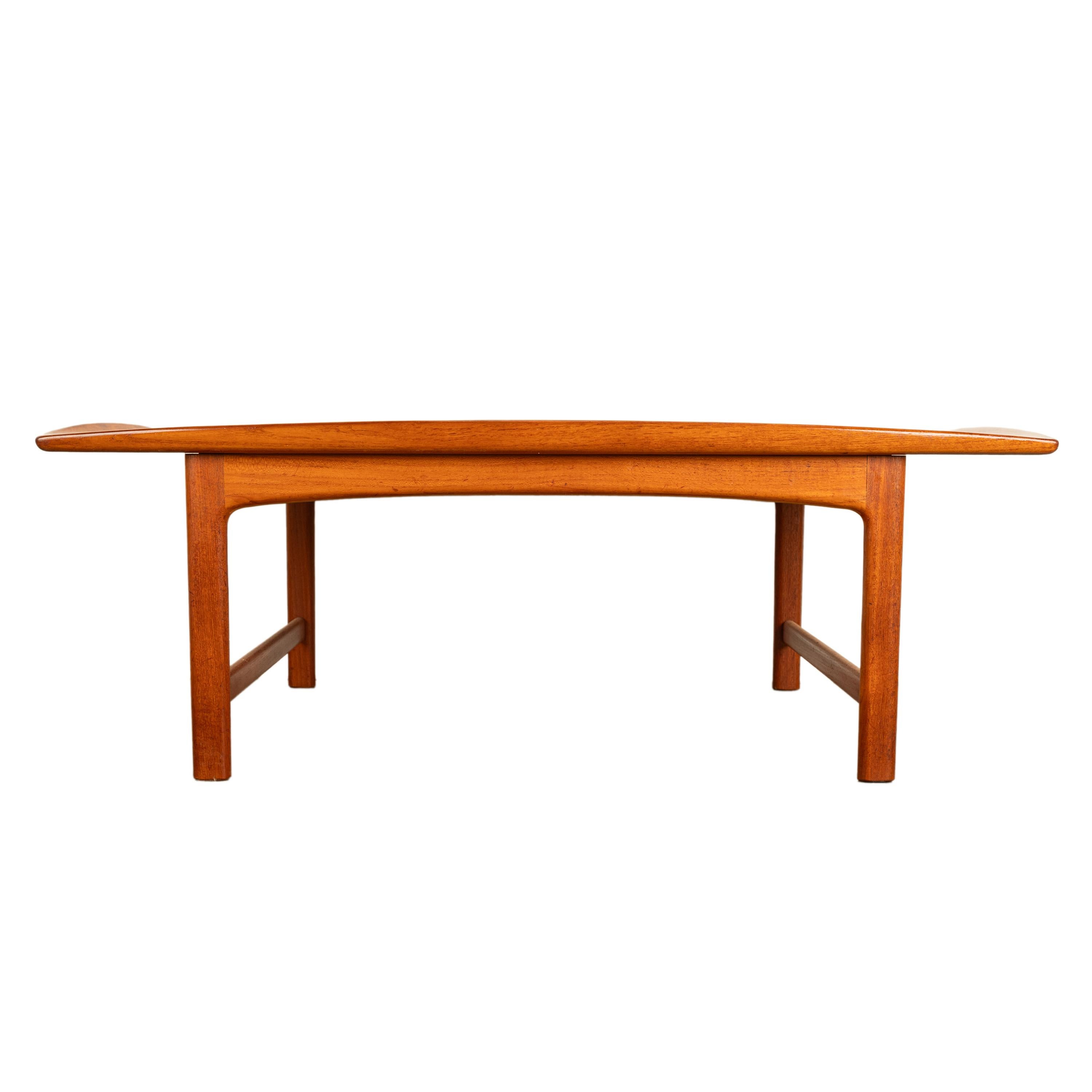 Grande table basse suédoise moderne du milieu du siècle Folke Ohlsson Tingstroms 1960 en vente 4