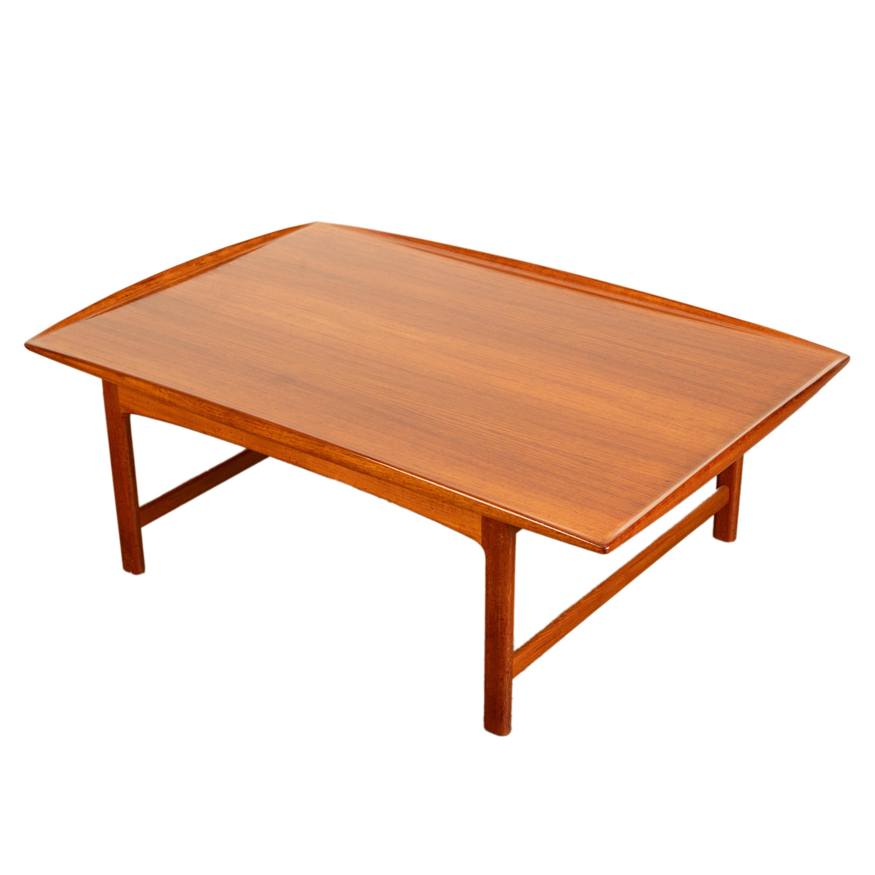 Grande table basse suédoise moderne du milieu du siècle Folke Ohlsson Tingstroms 1960 en vente 5
